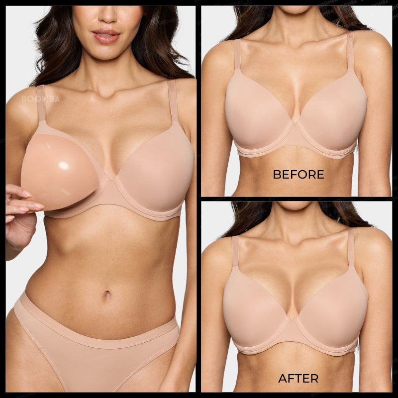 BOOMBA Invisible Lift Inserts — Beige — official BOOMBA product and styling image