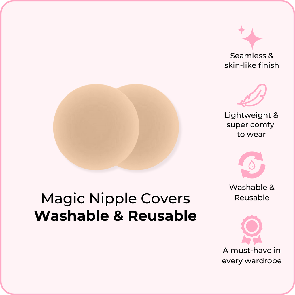 BOOMBA Magic Nipple Covers in beige
