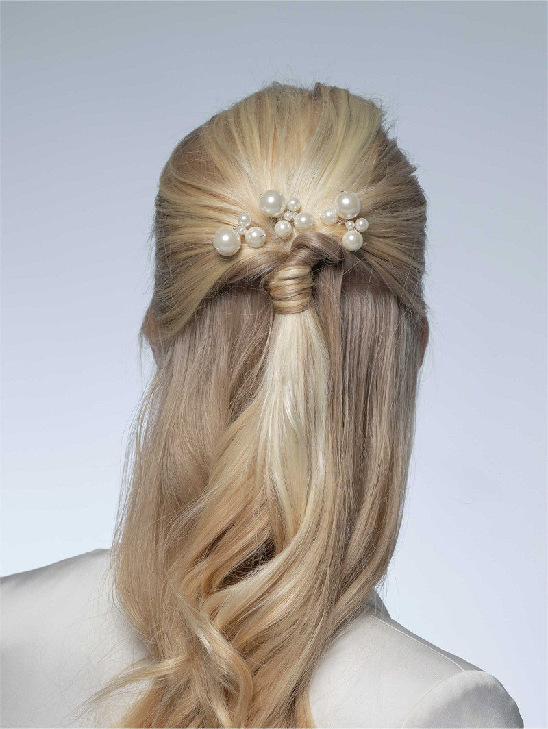 Poirier Pearl Bridal Hair Pins — Set of 3