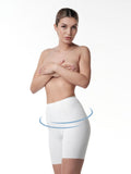 Poirier Mid Waist Control Shorts — Ivory